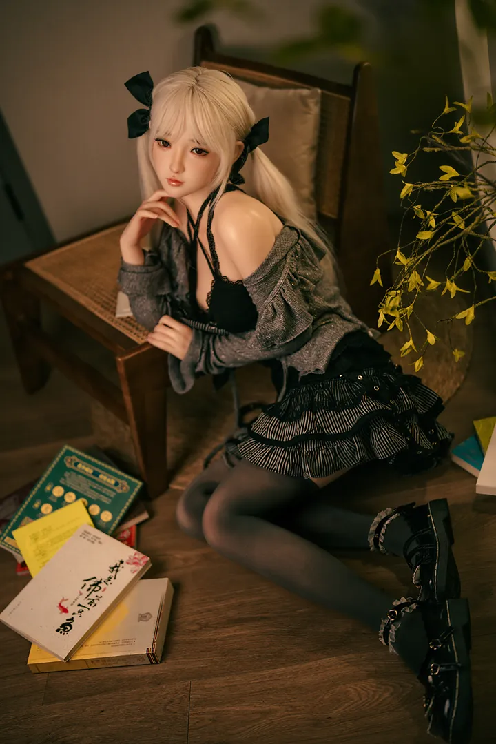 150cm (4ft11) Small Breasts Realistic Lifelike Silicone Sex Doll Haruki, ROS Head #18B